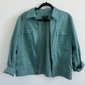 Jones New York Signature Teal Jacket